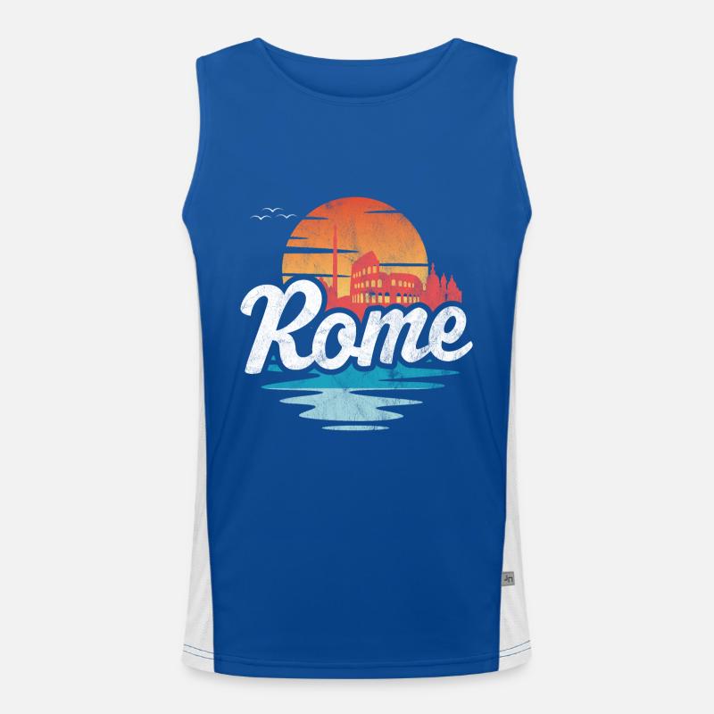 Rom Funktionelles Kontrast-Tank Top für Männer 