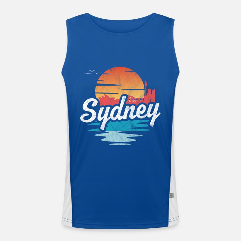 Sydney Men's Functional Contrast Tank Top 