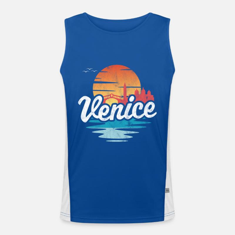 Venice Men's Functional Contrast Tank Top 