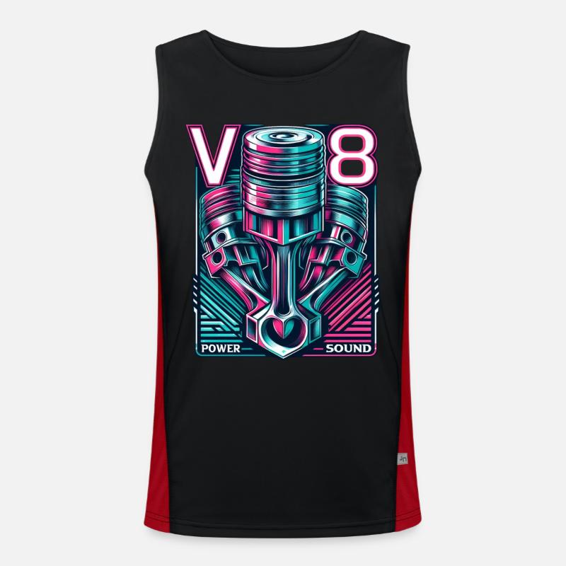 V8 Men's Functional Contrast Tank Top 