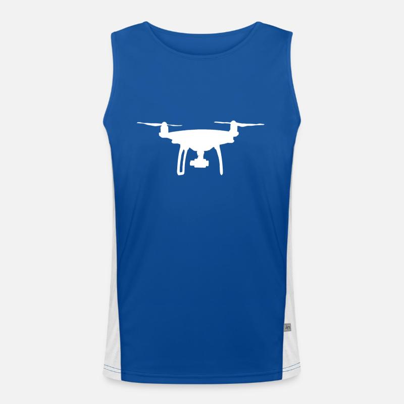 Drone Drohne Men's Functional Contrast Tank Top 