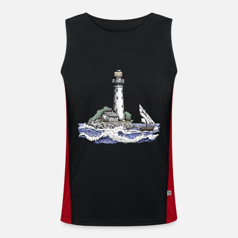 Phare Débardeur respirant contrasté Homme 