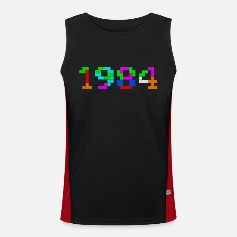 1984 Débardeur respirant contrasté Homme 