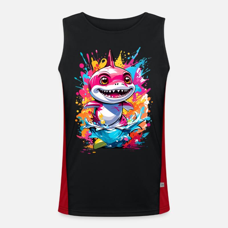 Requin Débardeur respirant contrasté Homme 