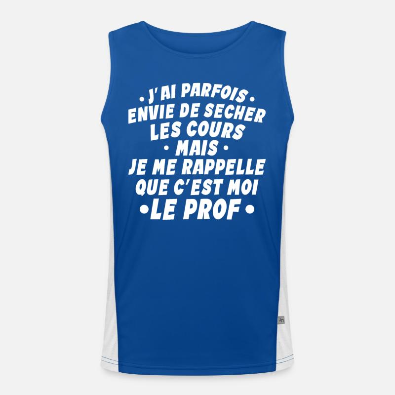 Professeur - Enseignant - Je Suis Professeur Débardeur respirant contrasté Homme 