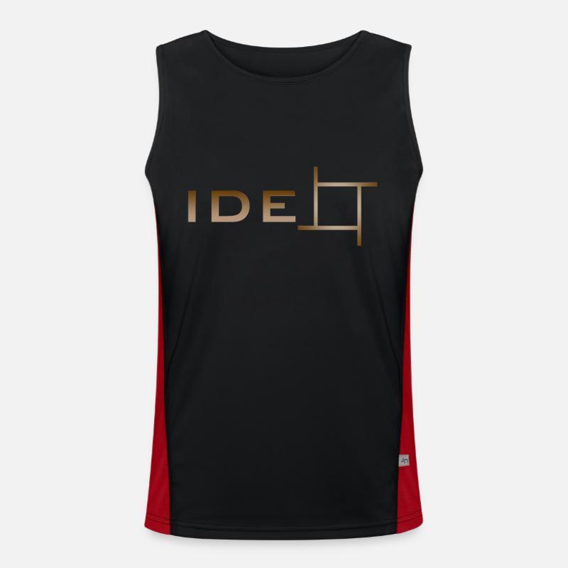 Idea - idea Men's Functional Contrast Tank Top 