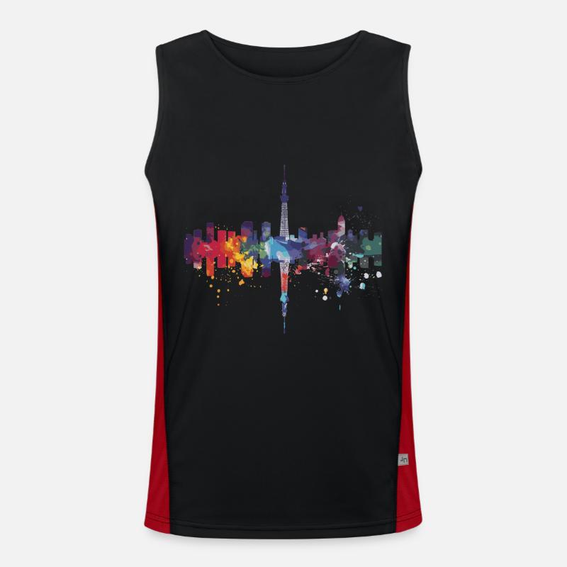 Sendai Men's Functional Contrast Tank Top 