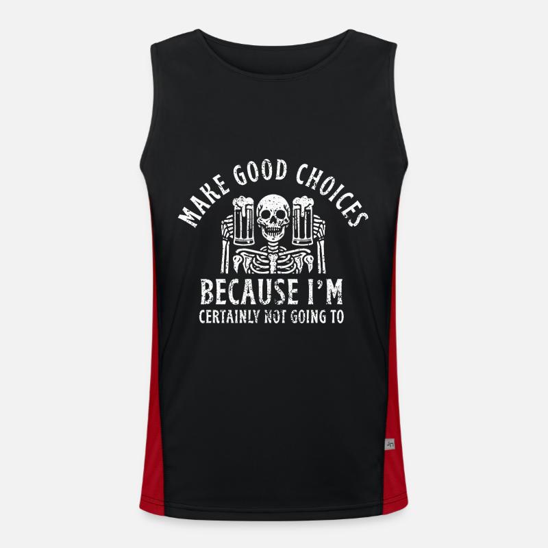 Make Good Choices Men's Functional Contrast Tank Top 
