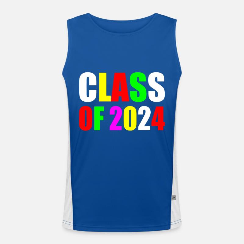 Class of 2024 Débardeur respirant contrasté Homme 