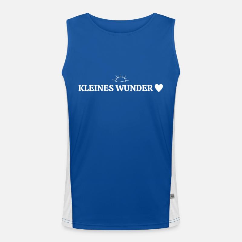 Kleines Wunder Funktionelles Kontrast-Tank Top für Männer 