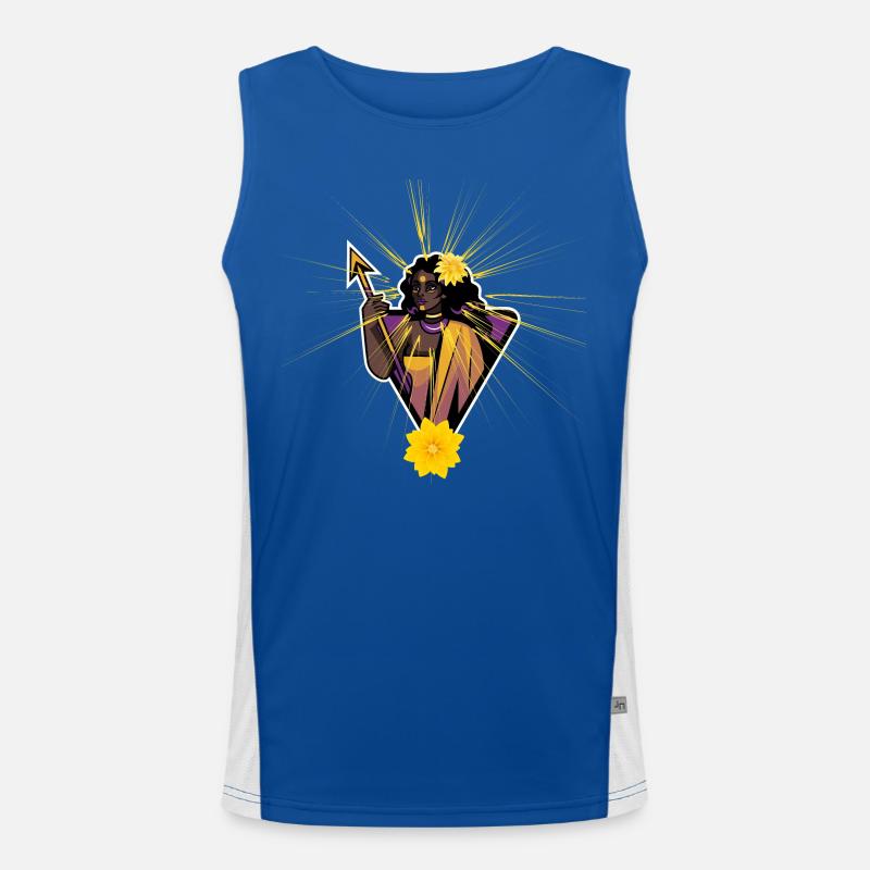 Krieger Funktionelles Kontrast-Tank Top für Männer 