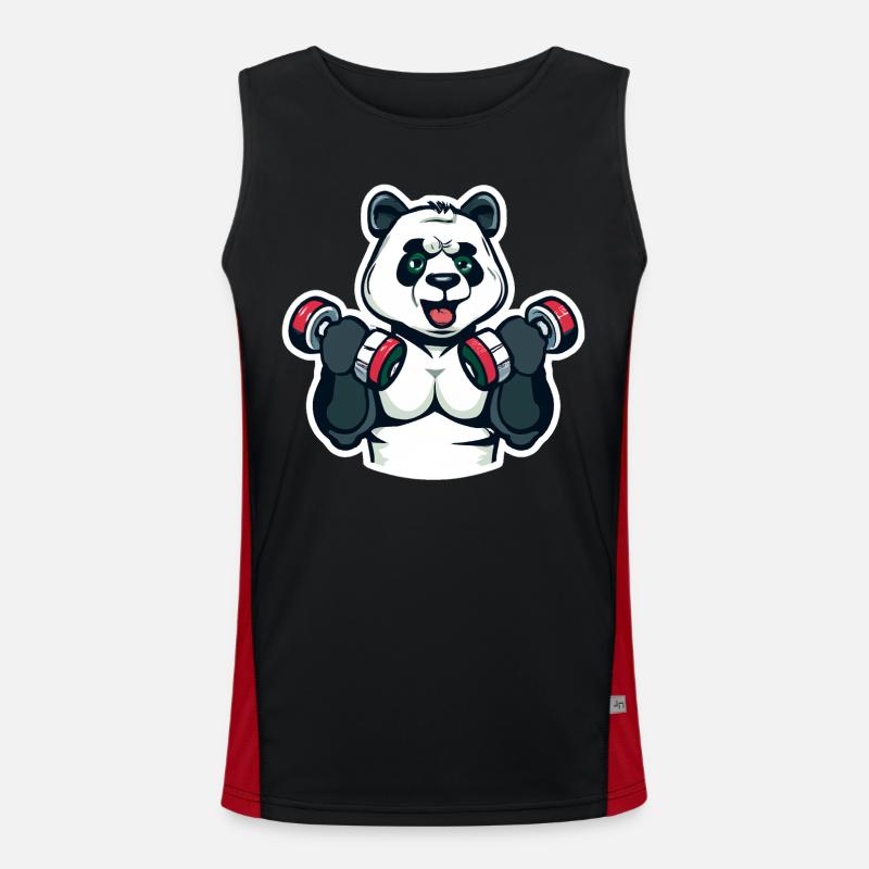 Pompage de Panda Débardeur respirant contrasté Homme 