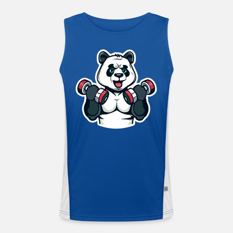 Pumping Panda Men's Functional Contrast Tank Top 