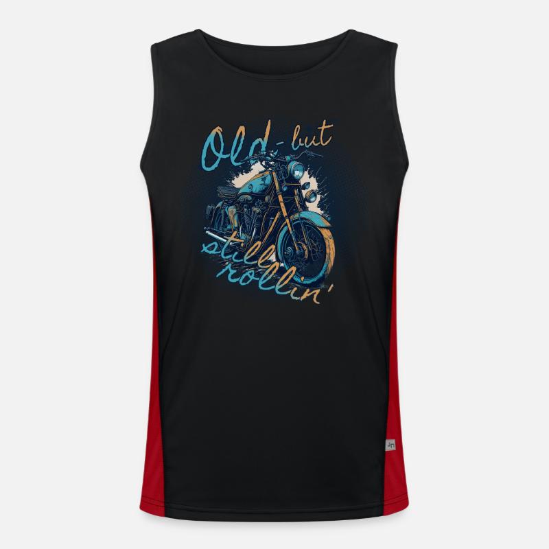 Motorrad - Old but still rolling - 5000 - DIGITAL Men's Functional Contrast Tank Top 