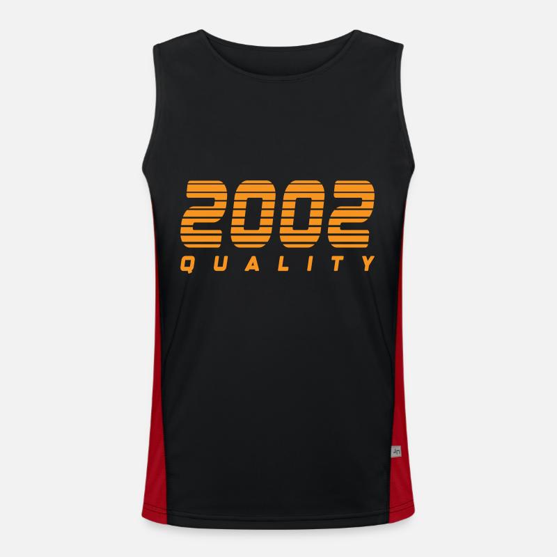 Qualité 2002 | Couleur changeable Débardeur respirant contrasté Homme 