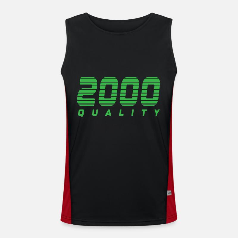 2000 quality | Color changeable Men's Functional Contrast Tank Top 