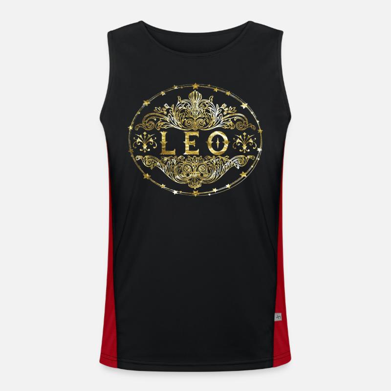 Leo Funktionelles Kontrast-Tank Top für Männer 