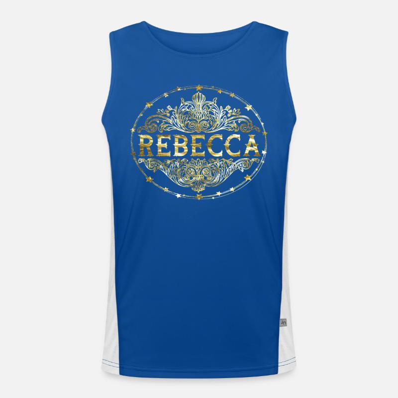 Rebecca Funktionelles Kontrast-Tank Top für Männer 