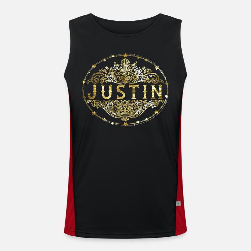 Justin Funktionelles Kontrast-Tank Top für Männer 