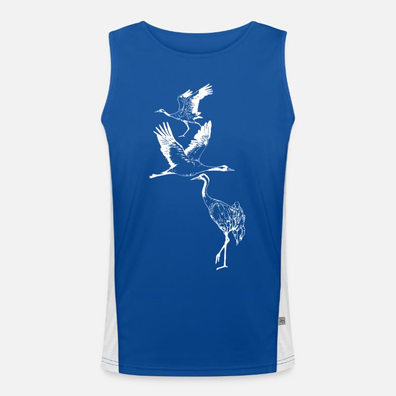 CRANES Men's Functional Contrast Tank Top 