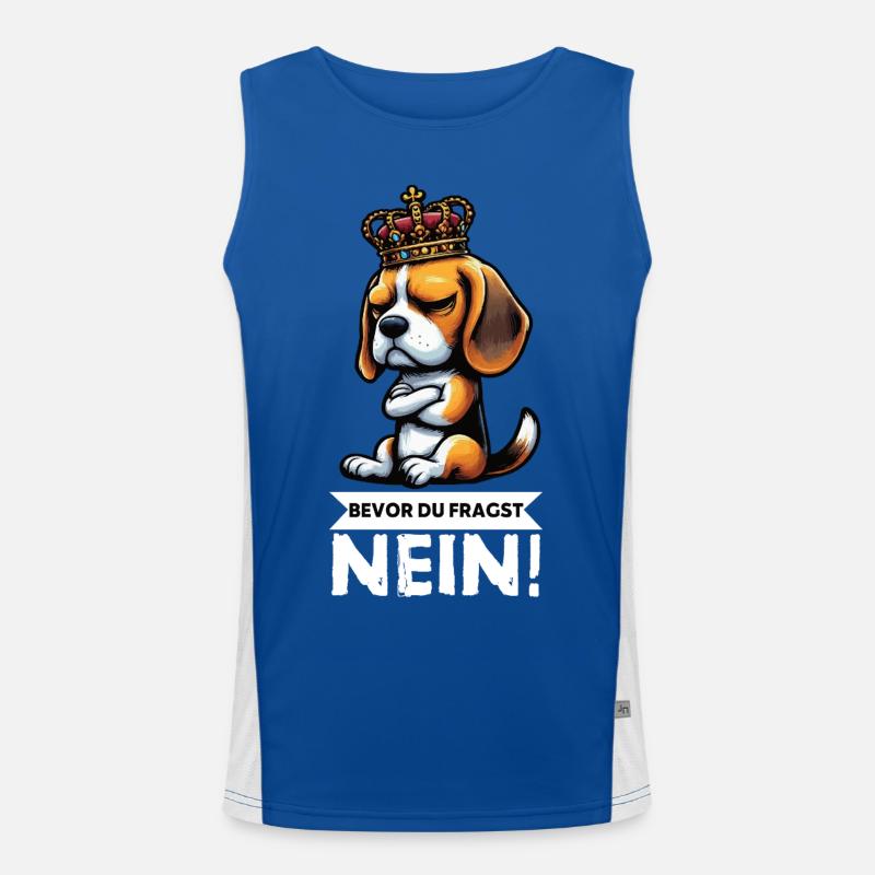 Avant que vous ne demandiez : Beagle Beagle Propriétaire de Beagle Holder Débardeur respirant contrasté Homme 