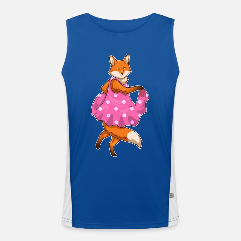 Robe à pois Fox Débardeur respirant contrasté Homme 