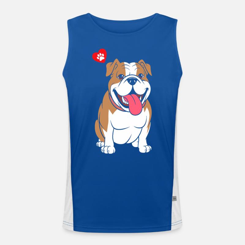 Bouledogue Débardeur respirant contrasté Homme 