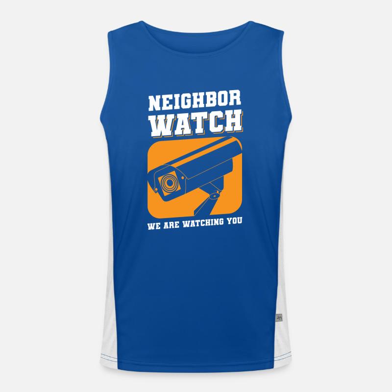 Nachbar Freundschaft Bier Feier Funktionelles Kontrast-Tank Top für Männer 