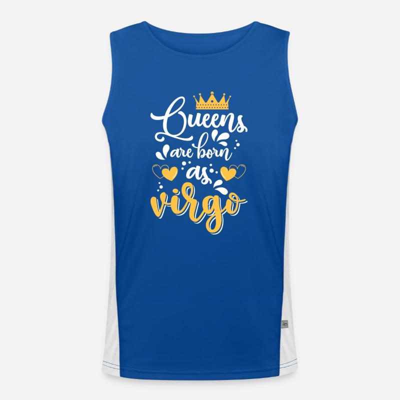 Virgo Astrology Earth September Men's Functional Contrast Tank Top 