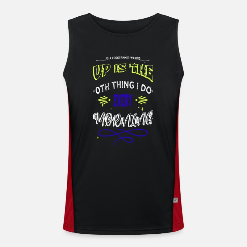 Computer Science Computer Statement Men's Functional Contrast Tank Top 