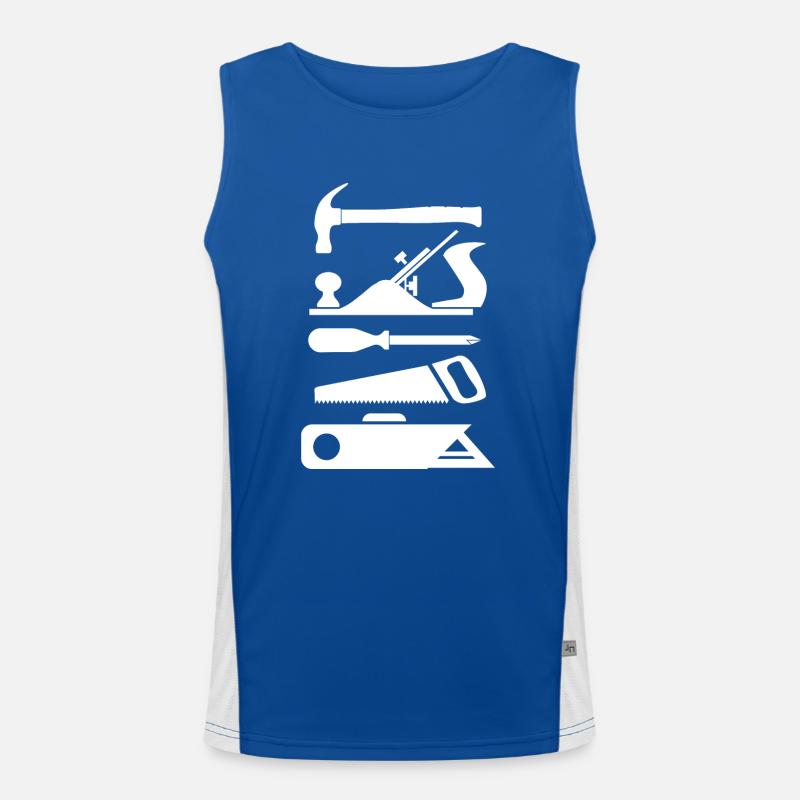 Outils menuiserie Menuisier Débardeur respirant contrasté Homme 