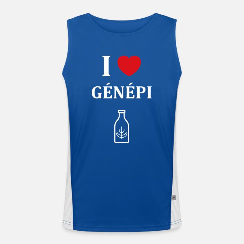 Amour petit génépi Débardeur respirant contrasté Homme 