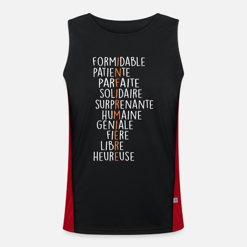 Définition infirmière Débardeur respirant contrasté Homme 