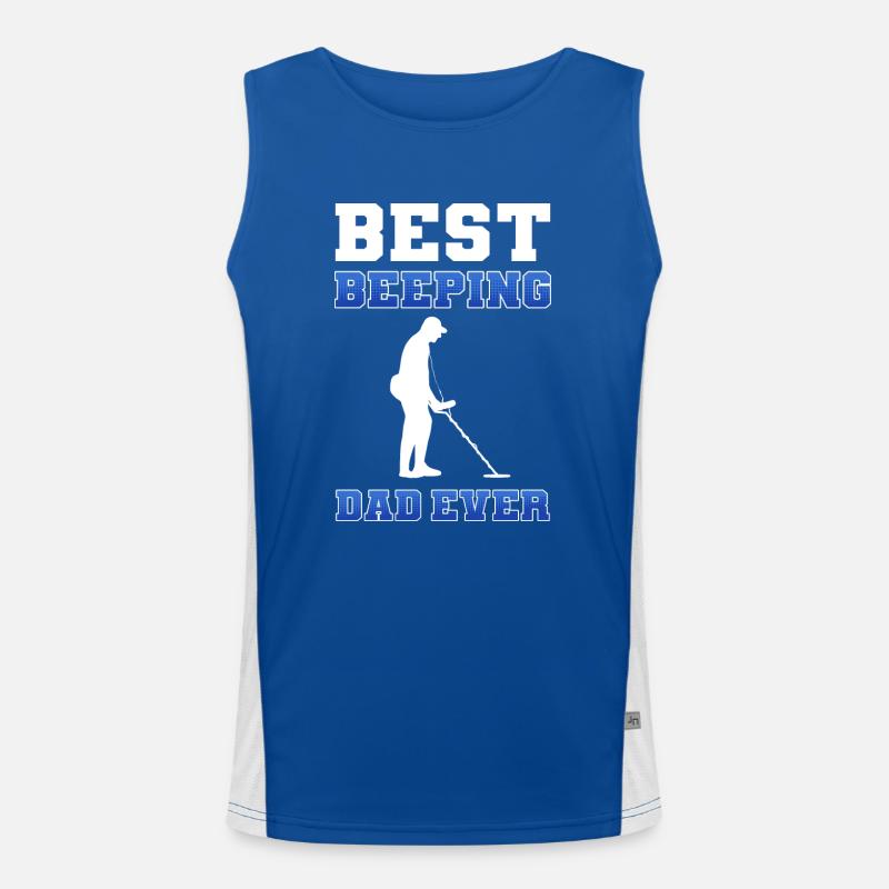 Metalldetektor Funktionelles Kontrast-Tank Top für Männer 