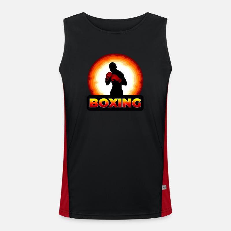 Boxe Débardeur respirant contrasté Homme 