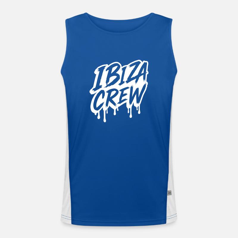 Ibiza Crew Funktionelles Kontrast-Tank Top für Männer 