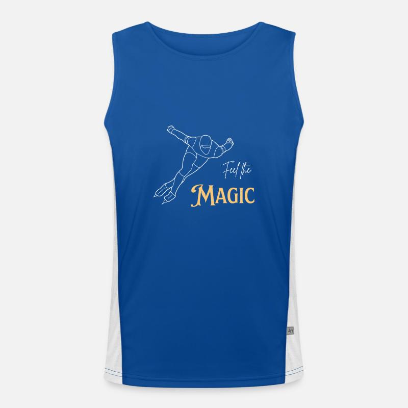 Feel the Magic Funktionelles Kontrast-Tank Top für Männer 
