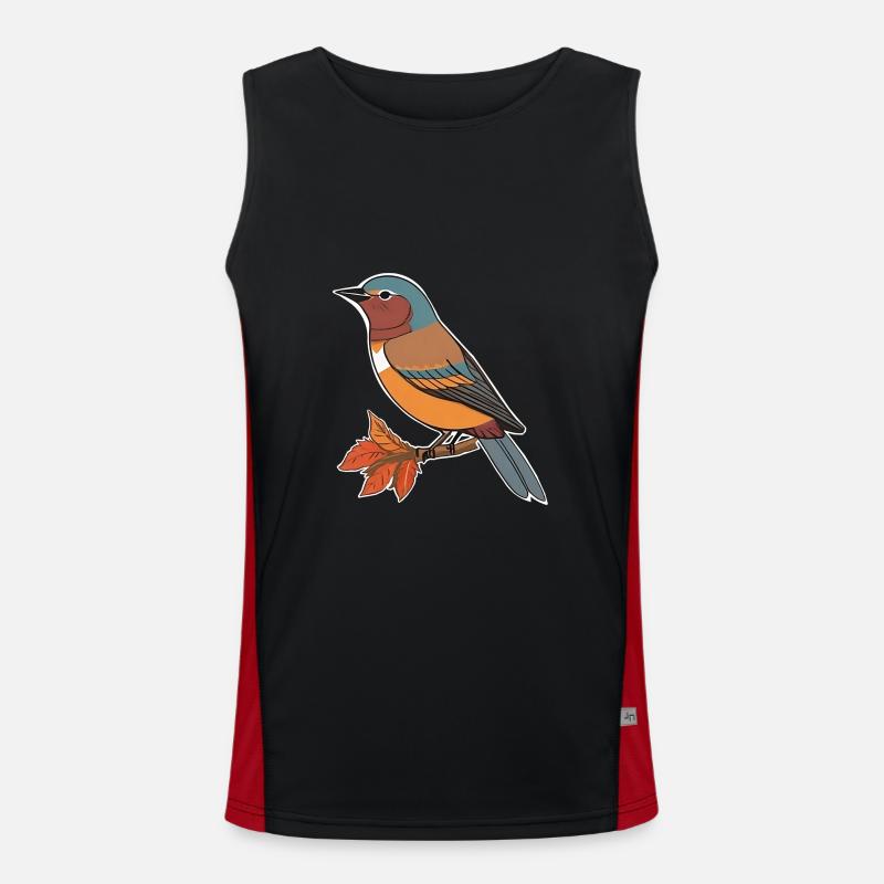 Fantasievogel Funktionelles Kontrast-Tank Top für Männer 
