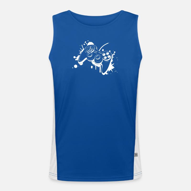 Gamepad Graffiti Men's Functional Contrast Tank Top 