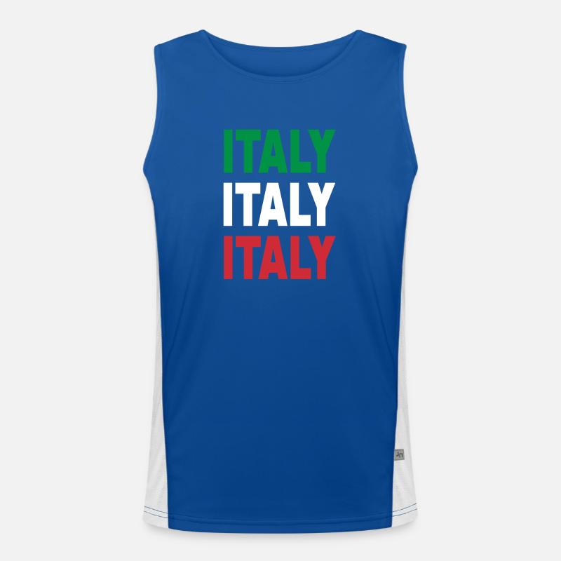 Italien / Geschenk / Geschenkidee Funktionelles Kontrast-Tank Top für Männer 