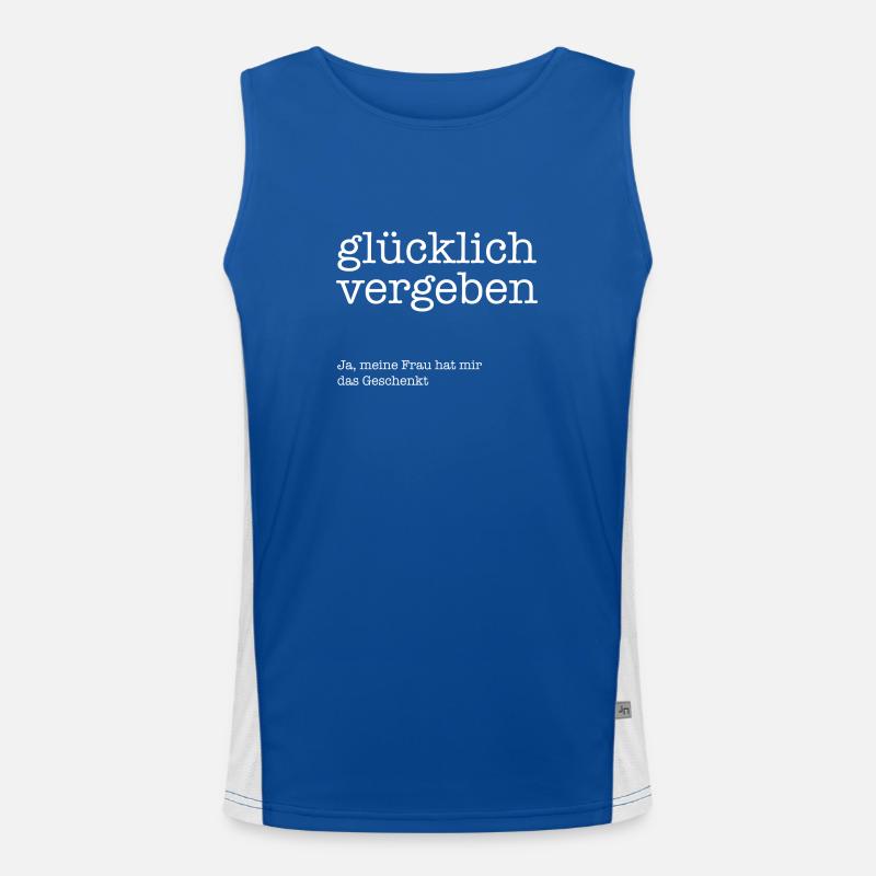 Awarded happy Men's Functional Contrast Tank Top 