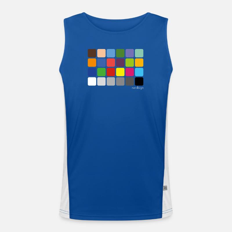 ColorChecker Débardeur respirant contrasté Homme 
