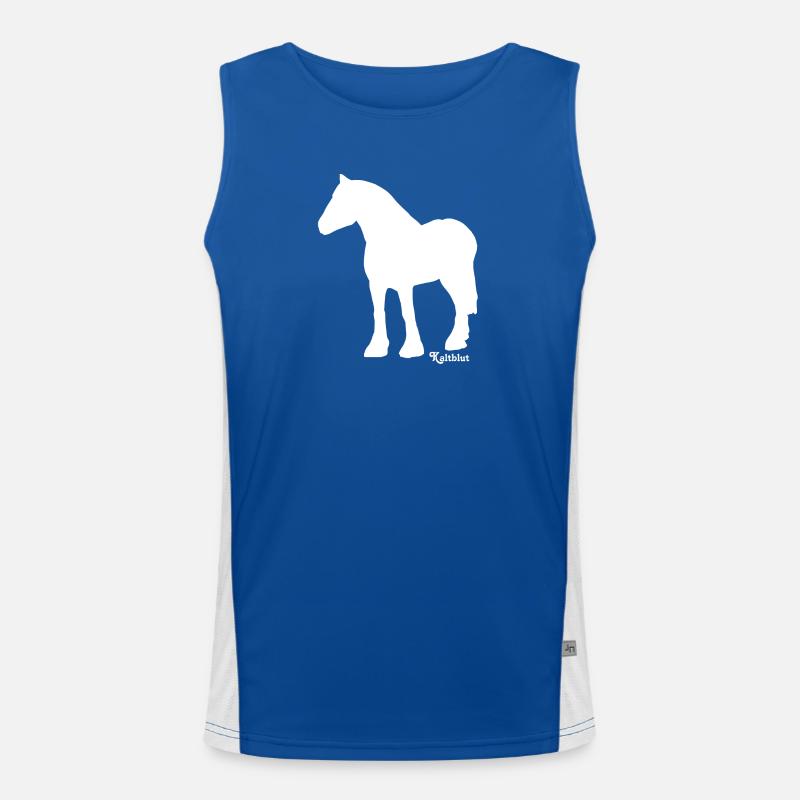 schimmel-kaltblut Funktionelles Kontrast-Tank Top für Männer 