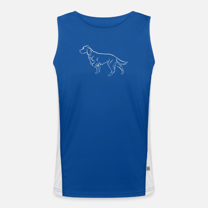 Setter vorstehend Funktionelles Kontrast-Tank Top für Männer 