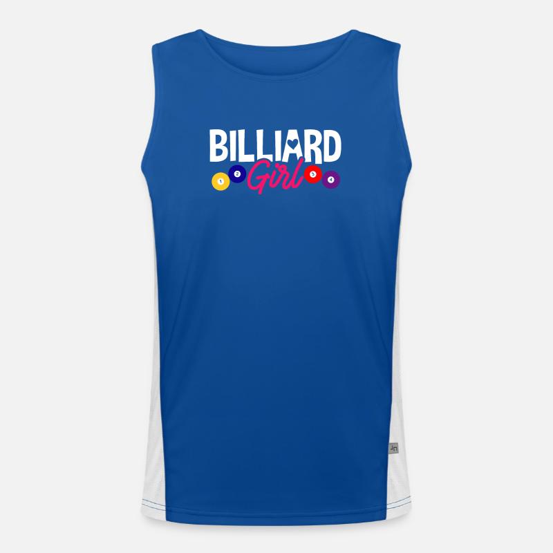 Billiards Billiards Pool Men's Functional Contrast Tank Top 