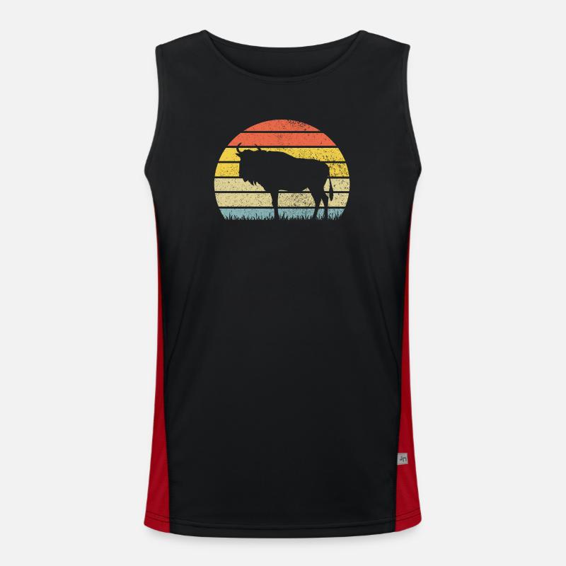 Gnu Funktionelles Kontrast-Tank Top für Männer 