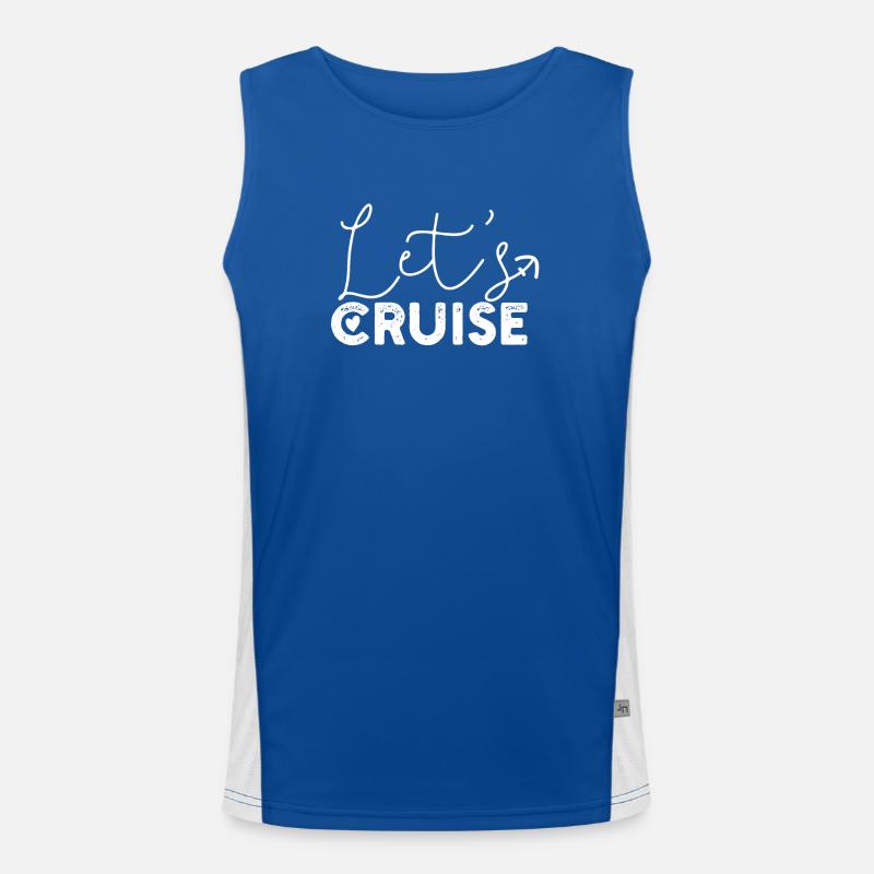 Bateau de croisière Débardeur respirant contrasté Homme 