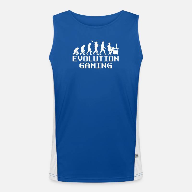 Pc Gaming Evolution Funktionelles Kontrast-Tank Top für Männer 