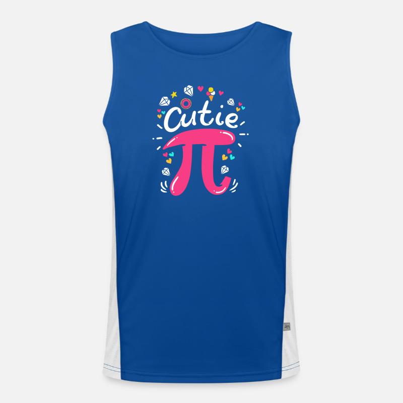 Pi jour Pi maths Débardeur respirant contrasté Homme 