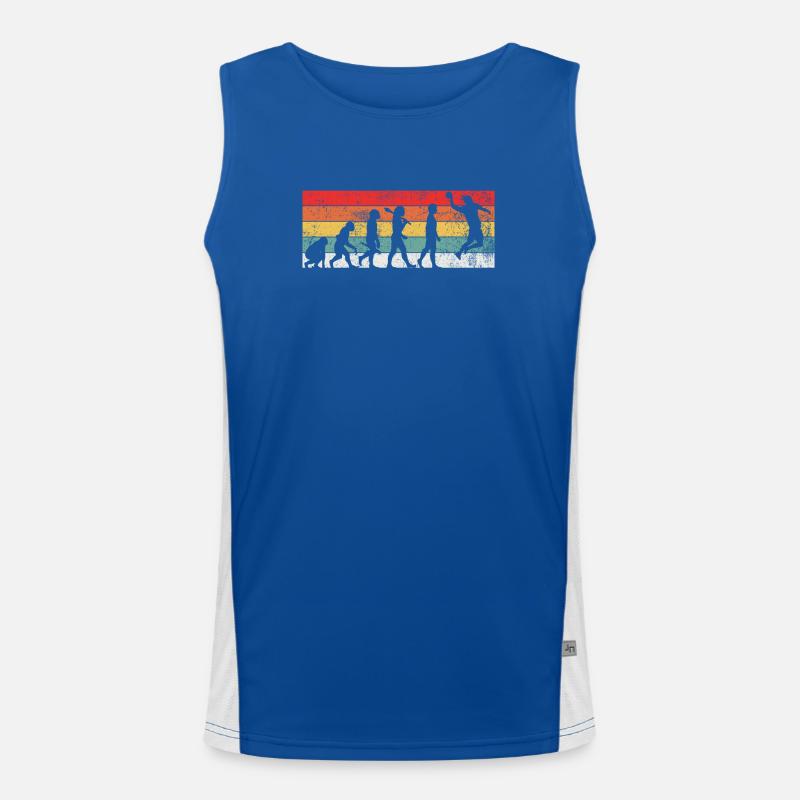 Handballer Handball Evolution Funktionelles Kontrast-Tank Top für Männer 